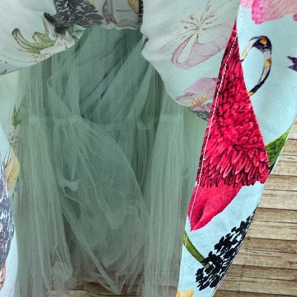 Anthropologie Geisha Designs Strapless Floral Maxi Dress Size 2 - Picture 11 of 16